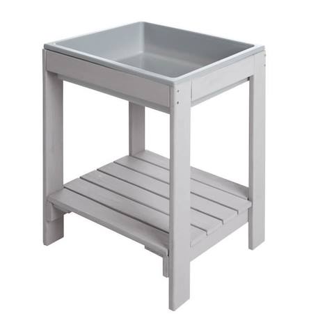 Table Sable et Eau pour Enfants 'Tiny' Outdoor en Bois Massif Résistant aux Intempéries - ROBA - Gris GRIS 1 - vertbaudet enfant 