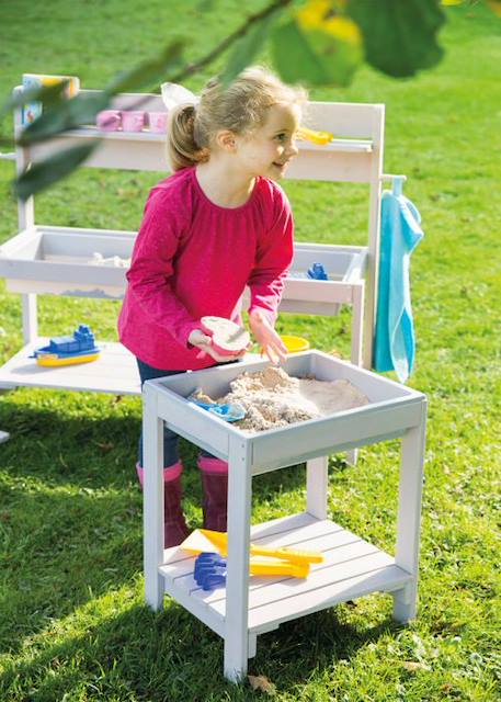 Table Sable et Eau pour Enfants 'Tiny' Outdoor en Bois Massif Résistant aux Intempéries - ROBA - Gris GRIS 5 - vertbaudet enfant 