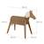 ROBA Cheval d'Extérieur en bois massif pour Enfant - sans Bascule - Grand Cheval de Jardin pour Enfant - Teck MARRON 3 - vertbaudet enfant 