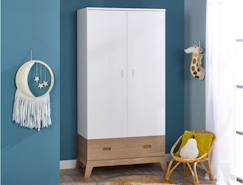 -Armoire enfant et bébé Archipel - Blanc & Chêne