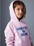 Sweat long à capuche fille mauve 2 - vertbaudet enfant 