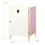 Armoire de Poupée Scarlett - ROBA - Rangement pour Vêtements et Accessoires de Poupées - Bois Blanc / Rose BLANC 4 - vertbaudet enfant 