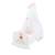 Berceau de Poupée Peppa Pig en Bois - Linge de Lit Inclus - Motif Truie - Nurserie poupon - Blanc - Rose - ROBA BLANC 1 - vertbaudet enfant 