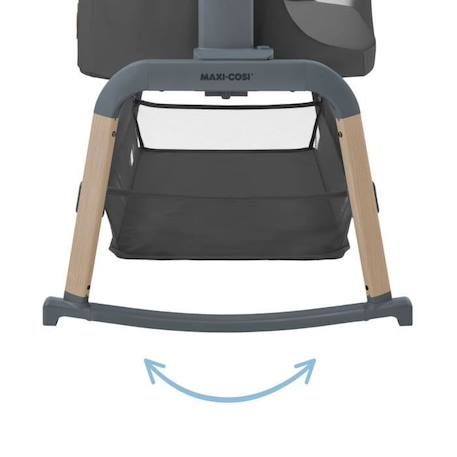 MAXI COSI Iora Air Berceau Cododo, avec mode balancelle, De la naissance à 6 mois (jusqu'à 9kg) , Beyond Graphite GRIS 3 - vertbaudet enfant 