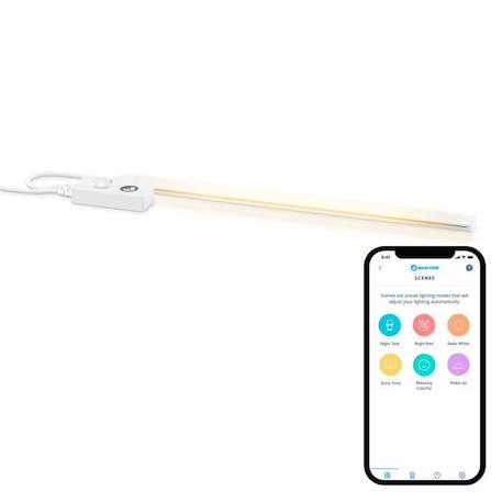 MAXI-COSI Veilleuse de lit connectée pour bébé glow, détecteur de mouvement, lumière douce à intensité reglable BLANC 2 - vertbaudet enfant 