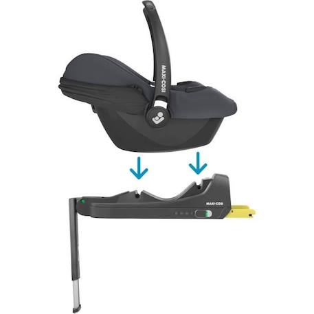 Cosi MAXI COSI Cabriofix i-Size, Groupe 0+, i-Size, avec Réducteur, Isofix, Essential Graphite GRIS 4 - vertbaudet enfant 