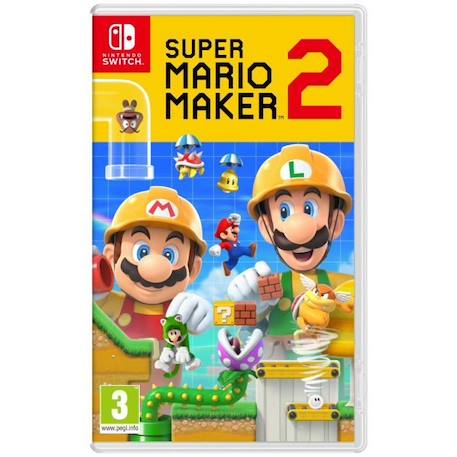 Super Mario Maker 2 • Jeu Nintendo Switch BLANC 1 - vertbaudet enfant 