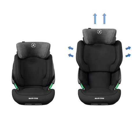 Siège Auto MAXI COSI Kore, Groupe 2/3, i-Size, Isofix, Réhausseur Inclinable, 100 - 150 cm, de 3.5 ans à 12 ans, Authentic Black BLANC 4 - vertbaudet enfant 