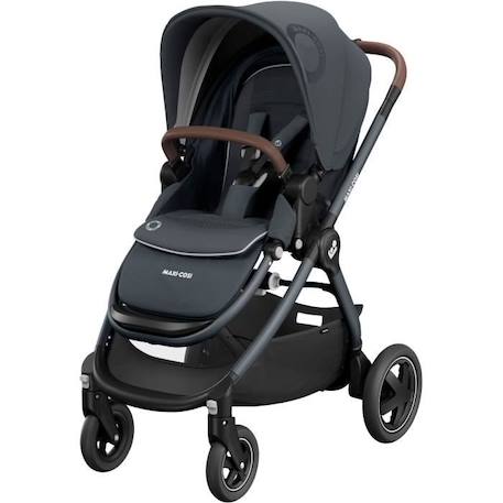 MAXI-COSI Poussette citadine naissance confort Adorra2, 4 roues, Essential Graphite GRIS 1 - vertbaudet enfant 