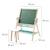 Tableau et Tabouret en Bois pour Enfant - ROBA - Double Face - Naturel VERT 4 - vertbaudet enfant 