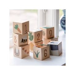 Puzzle à cube en blocs de bois Woodland - Sebra  - vertbaudet enfant