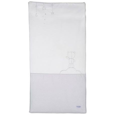 Edredon pour lit bébé en coton blanc - Céleste - 60x120cm BLANC 1 - vertbaudet enfant 