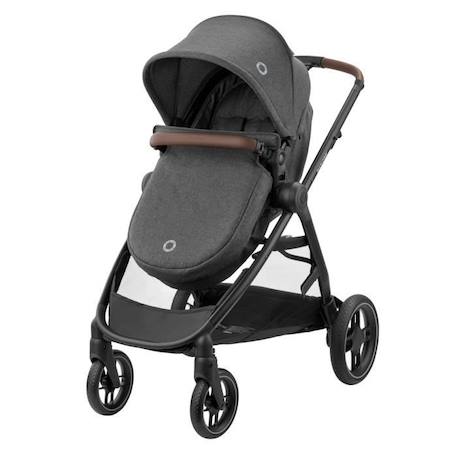 MAXI-COSI Poussette 3 en 1 ZeliaS iSize-Nacelle+Siège auto Cabriofix S iSize+Sac à langer+habillage pluie.De naissance jusqu'à 22Kg GRIS 3 - vertbaudet enfant 