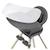 MAXI-COSI Moa Chaise haute bébé évolutive 8 en 1, Chaise haute/Réhausseur/Tabouret/Bureau, De 6 mois à 5 ans, Beyond Graphite2 Eco GRIS 3 - vertbaudet enfant 