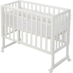 Puériculture-Berceau Cododo ROBA - safe asleep® - 3 en 1 - Barrière - Matelas et Tour de lit - Sternenzauber - Blanc