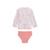 Maillot de bain bébé 2 pièces t-shirt de protection UV & culotte Caraibes ROSE 2 - vertbaudet enfant 
