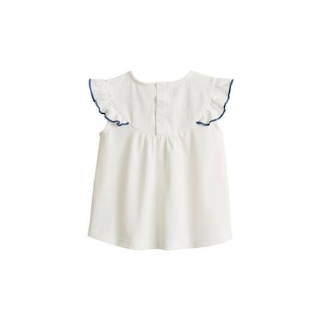 T-shirt bébé Flora BLANC 2 - vertbaudet enfant 