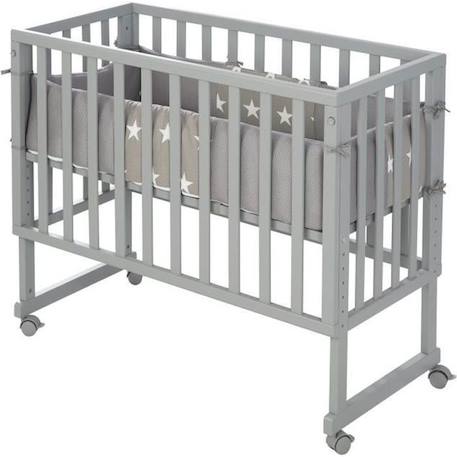 Berceau Cododo ROBA 'safe asleep®' 2 en 1 + Matelas + Barrière et Tour de lit 'Little Stars' - Gris GRIS 1 - vertbaudet enfant 