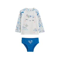 Maillot de bain bébé 2 pièces t-shirt de protection UV & culotte Océan d'amour  - vertbaudet enfant