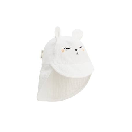 Bébé-Accessoires-Casquette cache-cou bébé en gaze de coton Capucine