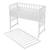 Berceau Cododo ROBA - safe asleep® - 3 en 1 - Barrière - Matelas et Tour de lit - Sternenzauber - Blanc BLANC 4 - vertbaudet enfant 