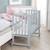 Berceau Cododo ROBA Style 3 en 1 avec Barrière + Matelas et Tour de lit - Gris GRIS 3 - vertbaudet enfant 