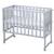 Berceau Cododo ROBA Style 3 en 1 avec Barrière + Matelas et Tour de lit - Gris GRIS 1 - vertbaudet enfant 