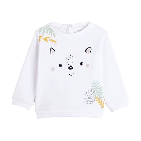 Bébé-Pull, gilet, sweat-Sweat-Sweat bébé mixte en molleton Little Fox