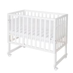 Berceau Cododo ROBA 3en1 Réglable - Bois Blanc - Matelas - Barrières - Pourtour en Maille - 90 x 45 cm  - vertbaudet enfant