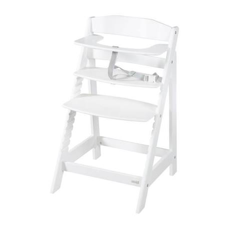 ROBA Chaise Haute Évolutive Sit Up Flex - Utilisable Jusqu'à la Chaise d'Adolescent - Bois Blanc BLANC 1 - vertbaudet enfant 