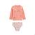 Maillot de bain bébé 2 pièces t-shirt de protection UV & culotte Sumba ORANGE 1 - vertbaudet enfant 