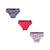 Lot de 3 slips garçon Dino Skate ROUGE 1 - vertbaudet enfant 