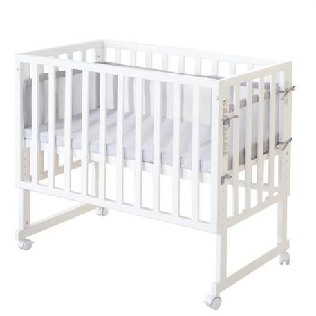 Berceau Cododo ROBA Style 3 en 1 avec barrière + matelas et tour de lit - Blanc BLANC 1 - vertbaudet enfant 