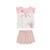 Pyjama enfant manches courtes Petit Safari ROSE 1 - vertbaudet enfant 