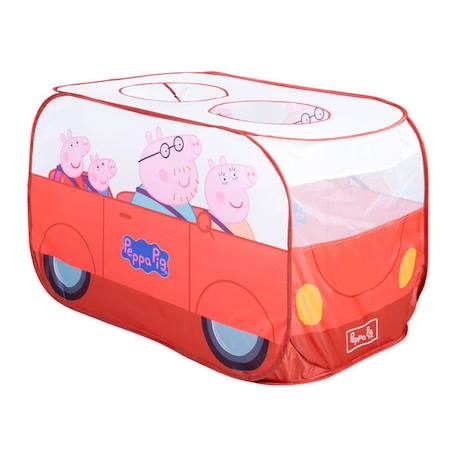 Tente de Jeu Pop Up Peppa Pig - ROBA - Forme de Voiture - Fonction Pliante - Rouge - Blanc ROUGE 6 - vertbaudet enfant 