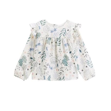 Fille-Blouse fille en gaze de coton Belle de Nuit