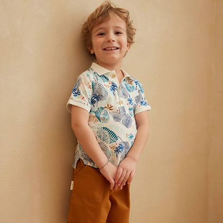 Polo enfant Santorini BLANC 4 - vertbaudet enfant 