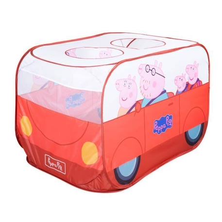 Tente de Jeu Pop Up Peppa Pig - ROBA - Forme de Voiture - Fonction Pliante - Rouge - Blanc ROUGE 1 - vertbaudet enfant 