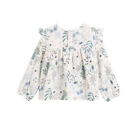 Blouse fille en gaze de coton Belle de Nuit BLANC 2 - vertbaudet enfant 