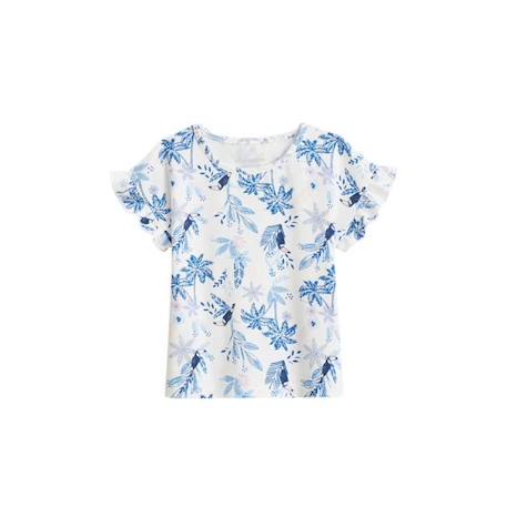 Fille-T-shirt, sous-pull-T-shirt enfant Moorea