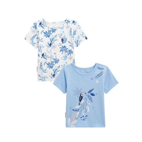 Fille-T-shirt, sous-pull-Lot de 2 t-shirts enfant Moorea