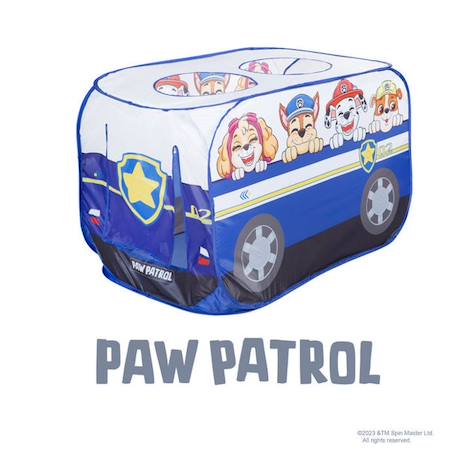 Tente de Jeu Pop Up - Pat Patrouille - Forme de Voiture - Fonction Pliante - Bleu - Blanc BLEU 5 - vertbaudet enfant 