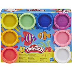 Pâte à modeler Play-Doh - Arc-en-ciel - 8 pots de 56g chacun  - vertbaudet enfant