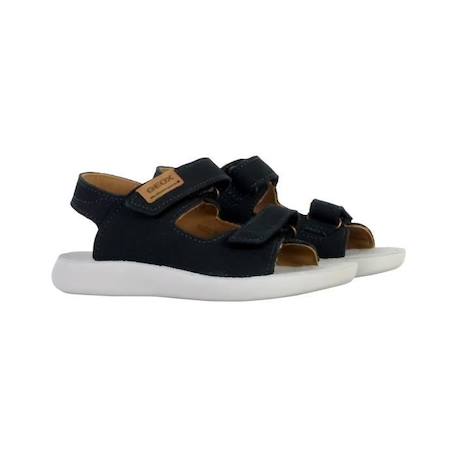 Sandales Cuir Geox LightFloppy - Marine BLEU 3 - vertbaudet enfant 