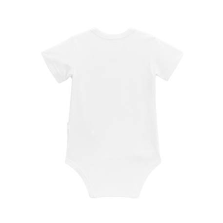 Lot de 3 bodies bébé manches courtes croisés BLANC 3 - vertbaudet enfant 