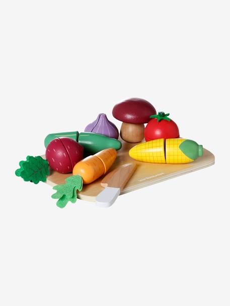 Set de légumes à couper en bois FSC® beige 3 - vertbaudet enfant 