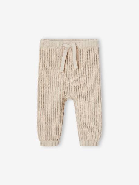 Ensemble 3 pièces mixte bébé naissance beige chiné 4 - vertbaudet enfant 