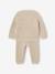 Ensemble 3 pièces mixte bébé naissance beige chiné 6 - vertbaudet enfant 