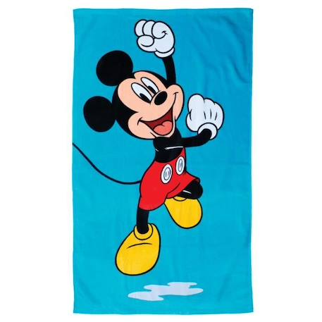 Drap de plage - DISNEY - MICKEY BLUE - 100% coton - 70x120 cm - OEKO-TEX BLEU 1 - vertbaudet enfant 