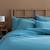 Set de 2 taies d’oreiller unies à franges - MATT & ROSE - COTON LAVÉ - Bleu glacier - 50x70 cm BLEU 1 - vertbaudet enfant 